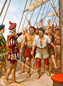 Muiterij van de bemanning van het Portugese schip Fior del Mare