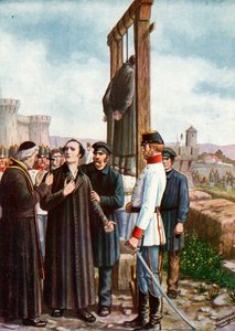De Belfiore Martelaren: De laatste momenten van Don Enrico Tazzoli, 1853 door Tancredi Scarpelli