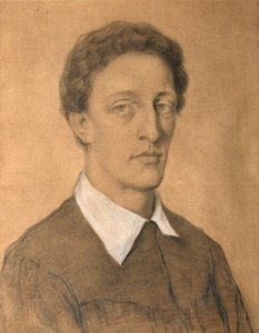 Portret van de dichter Alexander Blok, 1880-1921, 1906 door Tatyana Nikolaevna Gippius
