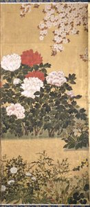 Bloemen En Vlinders door Tawaraya Sotatsu