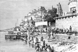 Benares Varanasi, India door Taylor