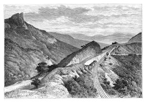 De Bhor Ghat, nabij Khandala, India, 1895