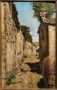 Boerderijgebouw in Settignano, c.1862 door Telemaco Signorini