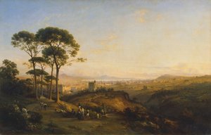 Napels vanaf Conocchia, 1838
