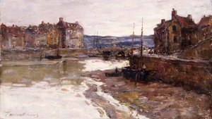 Vroege Ochtend, St. Valery en Caux, Normandië
