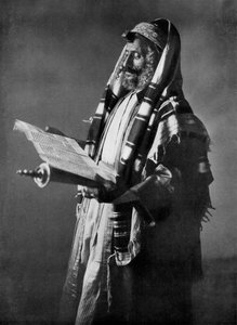 Rabbi leest de Wet door The American Colony
