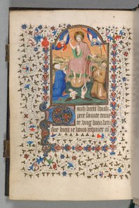 Getijdenboek (Gebruik van Parijs): Fol. 204v, Laatste Oordeel door The Bedford Master