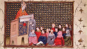Aartsbisschop Arundel preekt in de zaak van Hendrik, uit de 