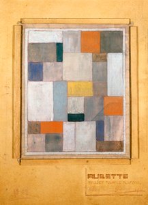 Aubette, ontwerp voor het Podium, voor Le Plafond, 1926