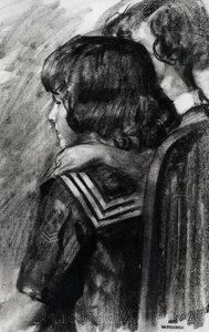 Portret van kinderen, ca. 1897 door Théo van Rysselberghe