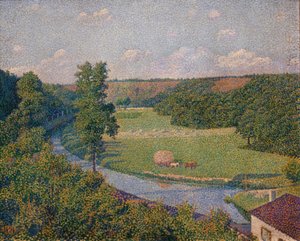 De Samber Vallei door Théo van Rysselberghe