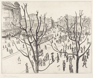 Stadsplein door Theo von Brockhusen