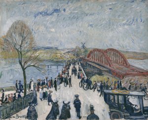 Plechtige opening van de Havelbrug bij Baumgartenbrück door Theo von Brockhusen