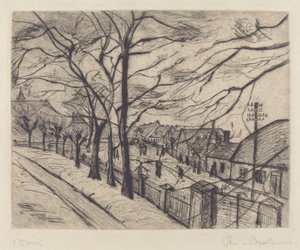 Landschap door Theo von Brockhusen