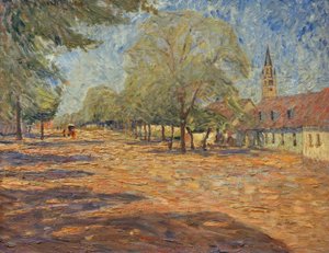 Dorpsstraat in Mark Brandenburg