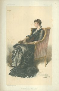 Gladys Gravin van Lonsdale door Theobald Chartran