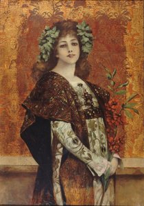 Portret van Sarah Bernhardt 1844-1923 als Gismonda, ca 1896