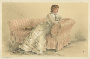 De Dame Florence Dixie door Theobald Chartran