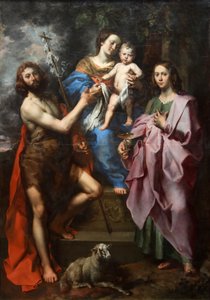De Maagd en het Kind tussen Sint Johannes de Doper en Sint Johannes de Evangelist