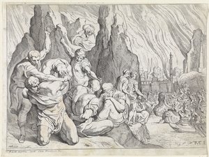 De Grieken gaan aan boord na de val van Troje door Theodoor van Thulden