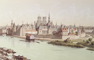 Île de la Cité in 1530
