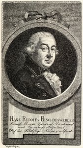 Johann Hans Rudolf von Bischoffwerder 1741-1803. door Theodor Knesing