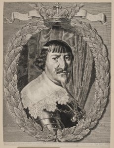 Christian IV, koning van Denemarken door Theodor Matham