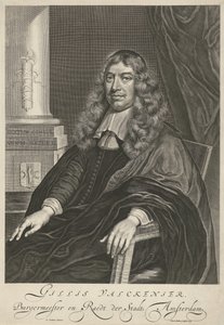 Portret van Gillis Valckenier op 50-jarige leeftijd
