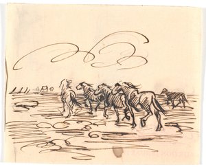 Dravende paarden