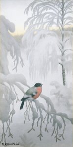 Goudvink door Theodor Kittelsen