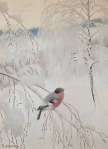 Goudvink door Theodor Kittelsen