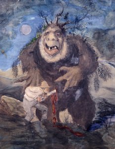 Bos Trol door Theodor Kittelsen