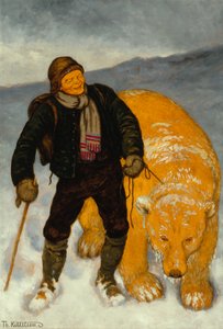 Kjetta bij Dovre door Theodor Kittelsen
