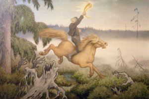 De Gouden Hoorn door Theodor Kittelsen