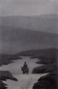 Ja, ik zie iets ver weg zei de jongen, het glinstert door Theodor Kittelsen
