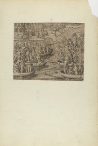 (Zonder titel) (uit boek, Americae, deel drie) door Theodor de Bry