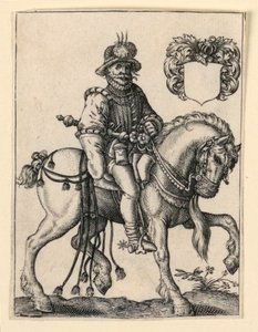 Edelman te Paard door Theodor de Bry