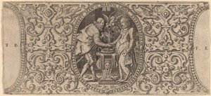 Ornament door Theodor de Bry