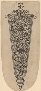 Ornament voor Mesheft door Theodor de Bry