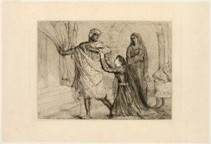Weg!, plaat zeven uit Othello door Théodore Chassériau