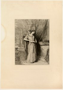 Als Ik Voor U Sterf, plaat acht uit Othello door Théodore Chassériau