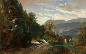 Berglandschap bij Voreppe, Dauphiné