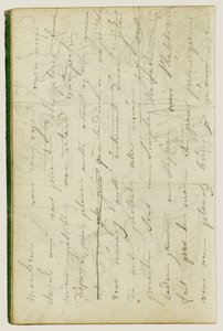 Conceptbrief door Theodore Gericault