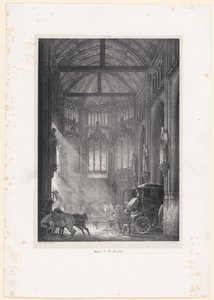 De Sint-Nicolaaskerk in Rouen (Saint Nicholas Church, Rouen) door Theodore Gericault