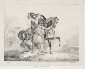 Lara Gewond door Theodore Gericault