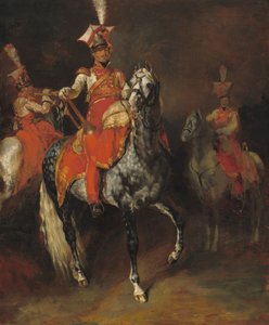 Bereden Trompetters van Napoleons Keizerlijke Garde