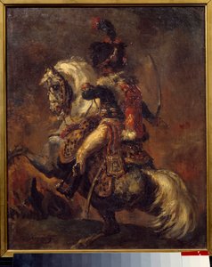 Officier van de Jagers te Paard van de Keizerlijke Garde Charge