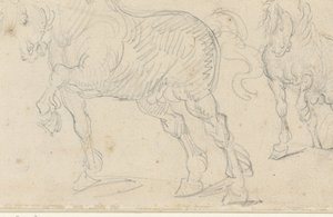 Paardenstudies door Theodore Gericault