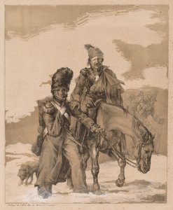Terugkeer uit Rusland, c. 1818 door Theodore Gericault