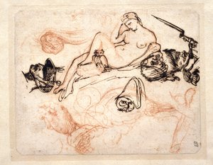 Studieblad met Michelangelo